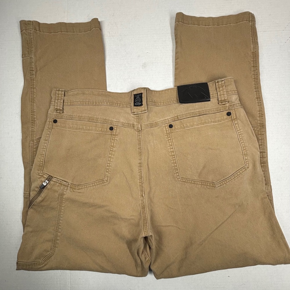 Wrangler ATG Mens 38x32 Duck Canvas Utility Cargo Pants Work Terrain Gorpcore EC